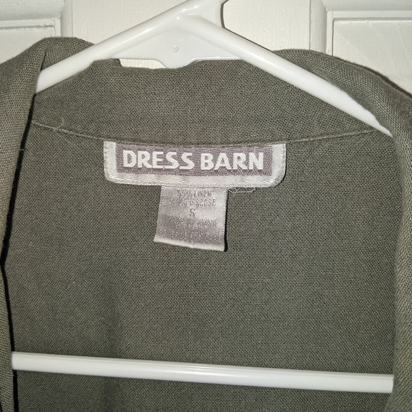 Olive green button down - Picture 2 of 4